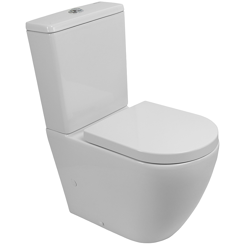 Унитаз с горизонтальным выпуском BelBagno Sfera BB2141CP-TOR/BB2141T/BB865SC