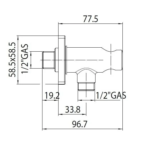 Шланговое подключение  Bossini CB3000.073 черный