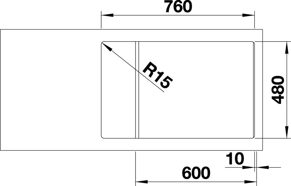 Кухонная мойка Blanco Zia XL 6 S Compact 523279 шампань