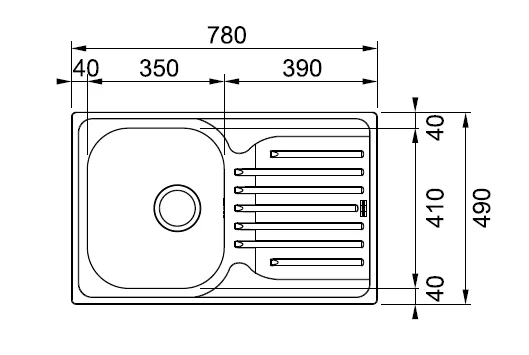 Кухонная мойка Franke Polar 101.0258.331 серый