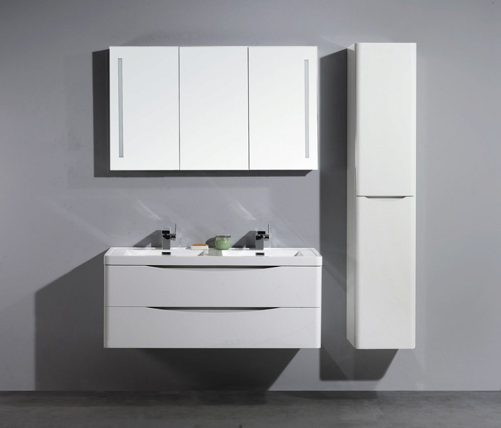 Тумба для комплекта BelBagno ANCONA-N-1200-2C-SO-2-BL bianco lucido