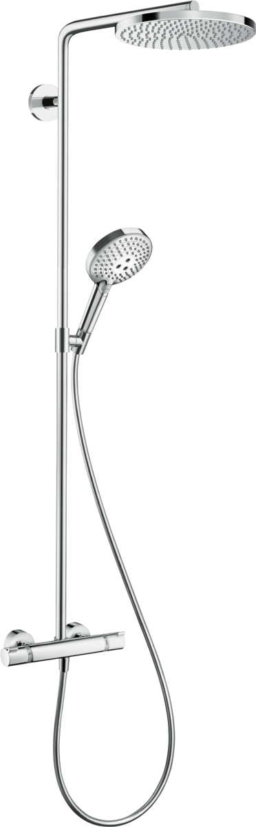 Душевая стойка Hansgrohe Raindance Select Showerpipe S 240 1jet PowderRain 27633000, хром