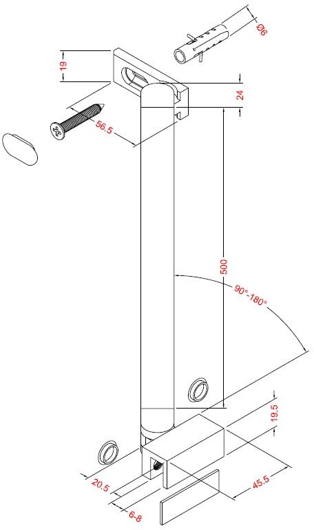 Держатель стекла Allen Brau Priority 3.31103.BBA черный