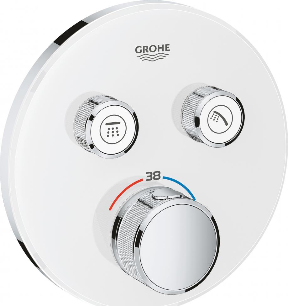 Термостат Grohe Grohtherm SmartControl 29151LS0 для ванны с душем белая луна