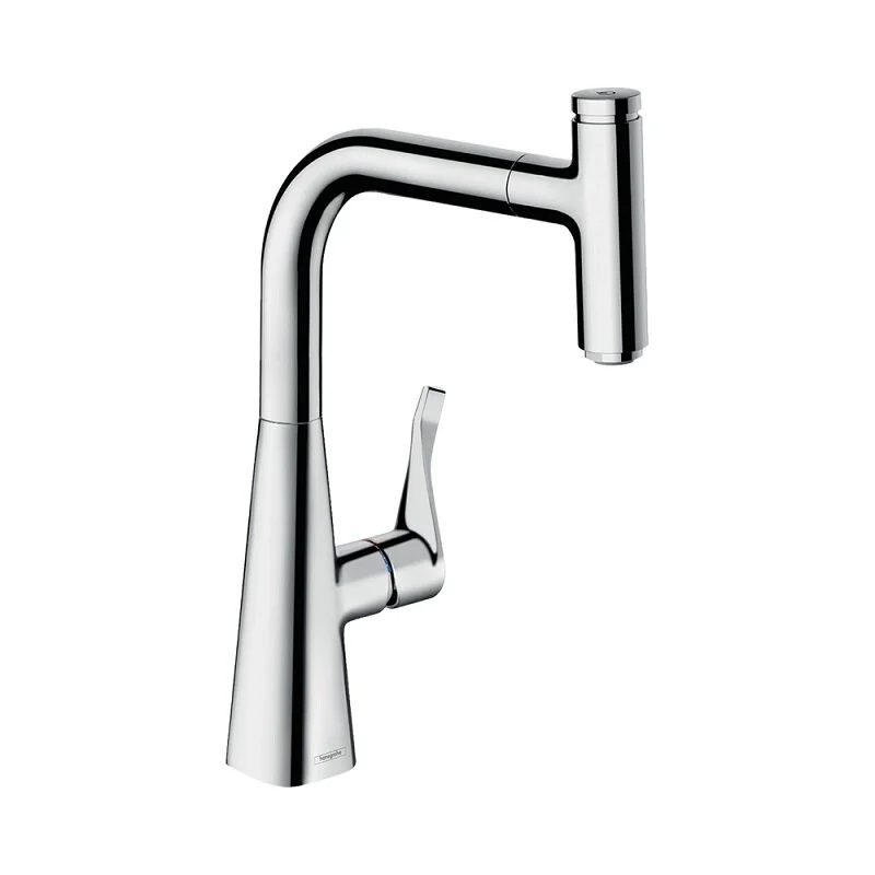 Смеситель для кухни Hansgrohe Metris Select 73802000 хром