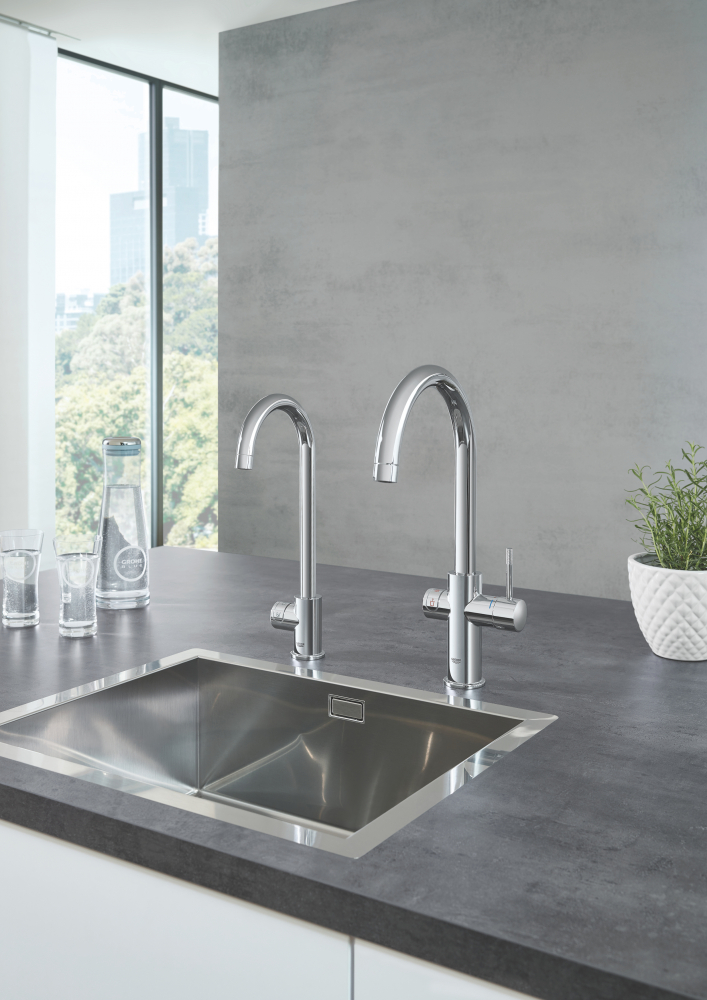 Смеситель Grohe Red II Duo 30079001 для кухонной мойки с водонагревателем