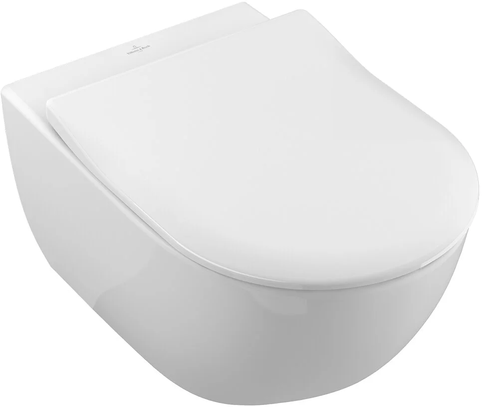 Инсталляция Geberit с безободковым унитазом Villeroy&Boch Subway 2.0 5614R201, сиденье микролифт, комплект 357220