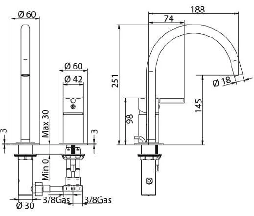 Смеситель для раковины Bandini Stel 940420SS00 хром