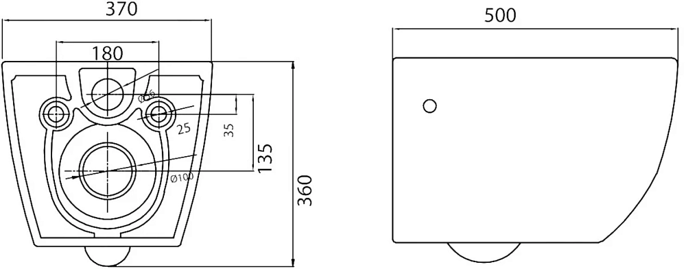 Инсталляция Am.Pm с безободковым унитазом BelBagno Sfera-R BB513CH, сиденье микролифт клавиша белая, комплект