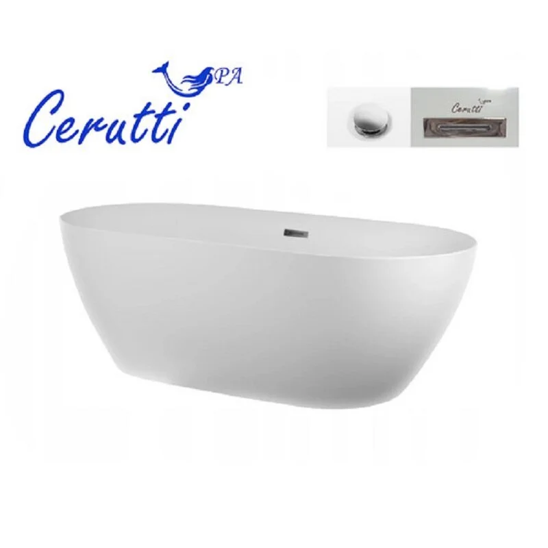 Акриловая ванна Cerutti Spa Diseo CT7390 белый