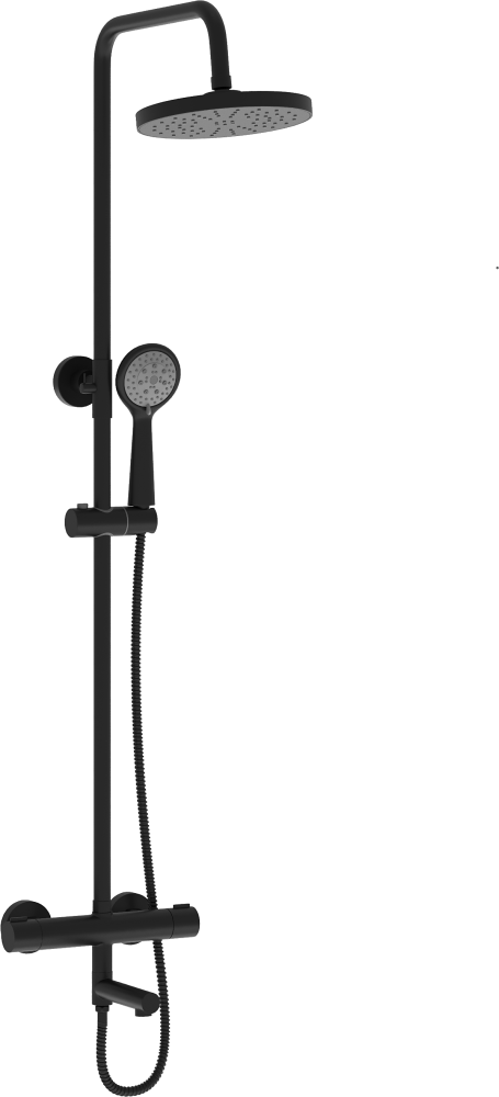 Черный душ STWORKI Эстерсунд ES-07b