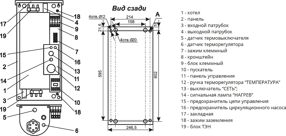 Электрический котел Эван С1-30 (30 кВт)