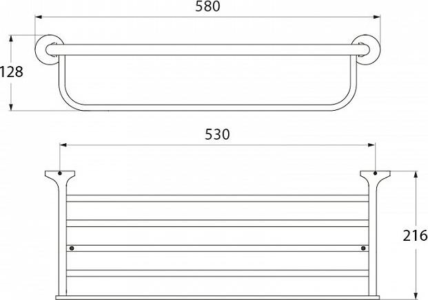 Полка Iddis Mirro MIRMB00i48