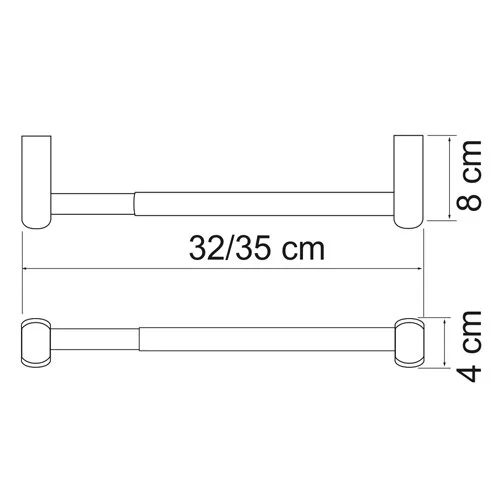 Полотенцедержатель WasserKRAFT Berkel К-6800 K-6891 хром