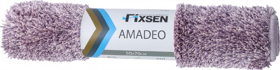 Коврик для ванной 50х70 Fixsen Amadeo FX-3001P фиолетовый