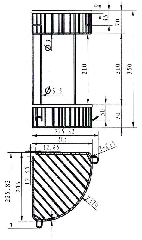 Полка Rain Bowl 18x18/P хром