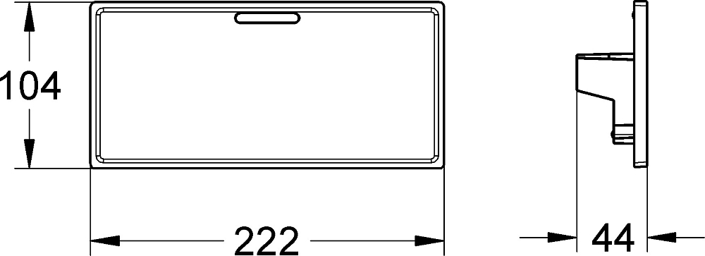 Полочка-мыльница Grohe Grohtherm Cube 18700000