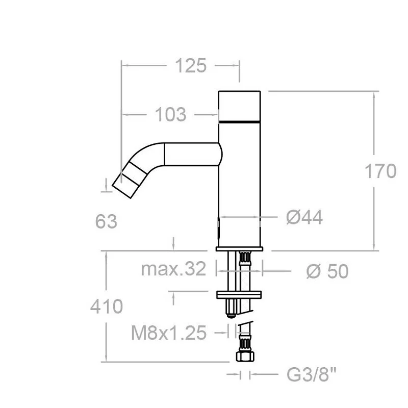 Кран для раковины Ramon Soler Soltronic 8116B хром