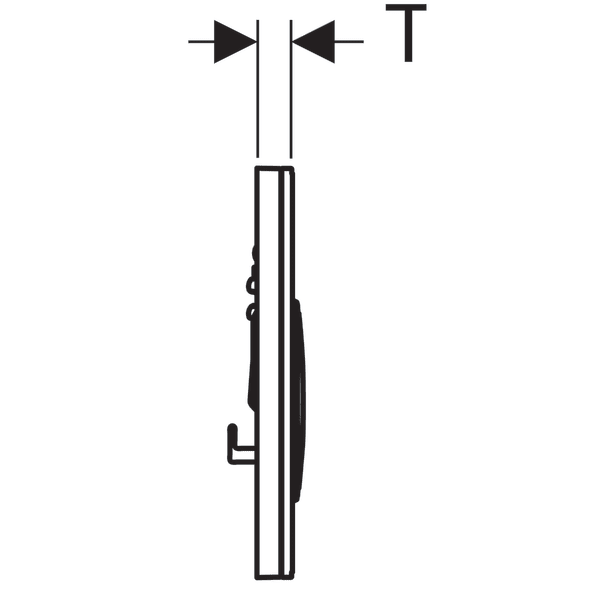 Кнопка смыва Geberit Sigma 21 115.884.JV.1 под бетон