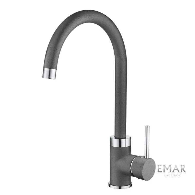 Смеситель для кухни Emar Quartz 3004.7 Антрацит черный