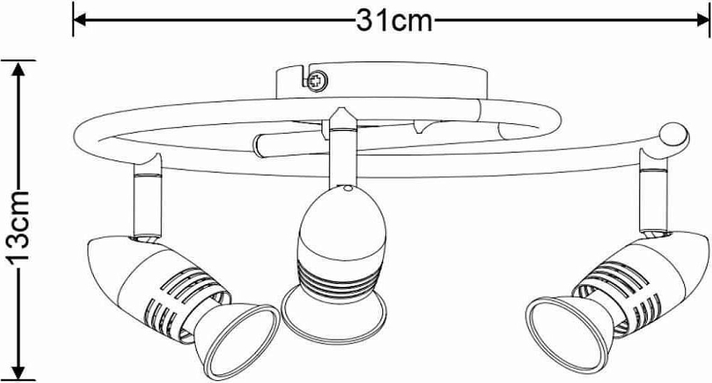 Светодиодный спот Lucide Caro-Led 13955/14/31