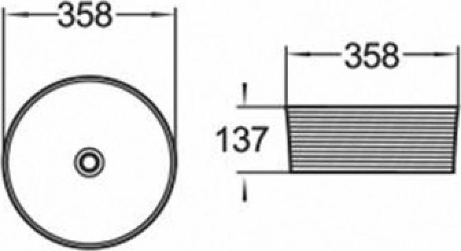 Раковина Comforty 35.8 103 00004148753, белый