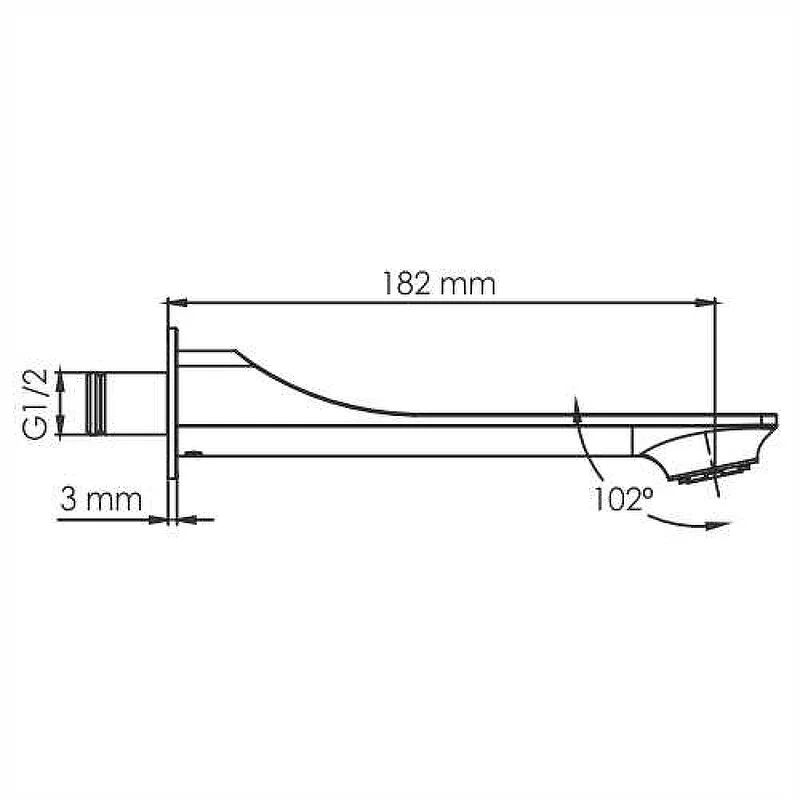 Смеситель для раковины WasserKRAFT Wiese 8400 A66553 черный