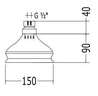 Душ верхний Devon&Devon AQ5115/SNOT