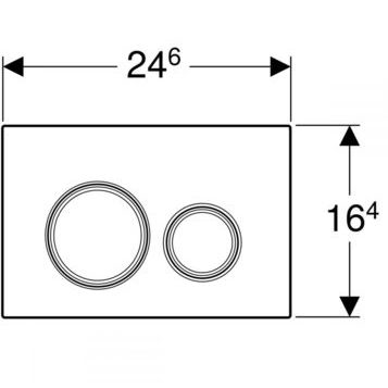 Кнопка смыва Geberit Sigma 21 115.884.JM.1, сланец Mustang