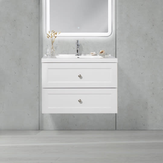 Тумба для комплекта BelBagno DUBLIN-750-2C-SO-BL bianco lucido