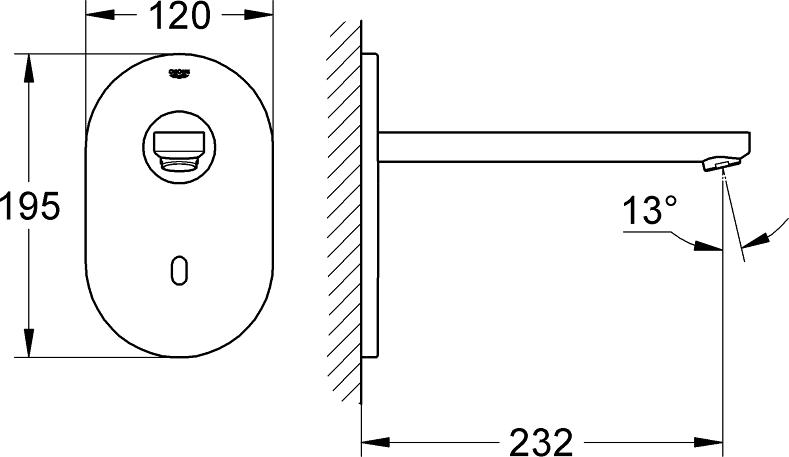 Смеситель для раковины Grohe Eurosmart CE 36334SD0