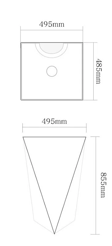 Раковина SantiLine SL-4009 белый