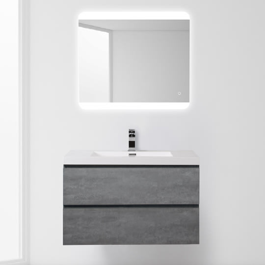 Тумба для комплекта BelBagno LUCE-900-2C-SO-SCM stucco cemento