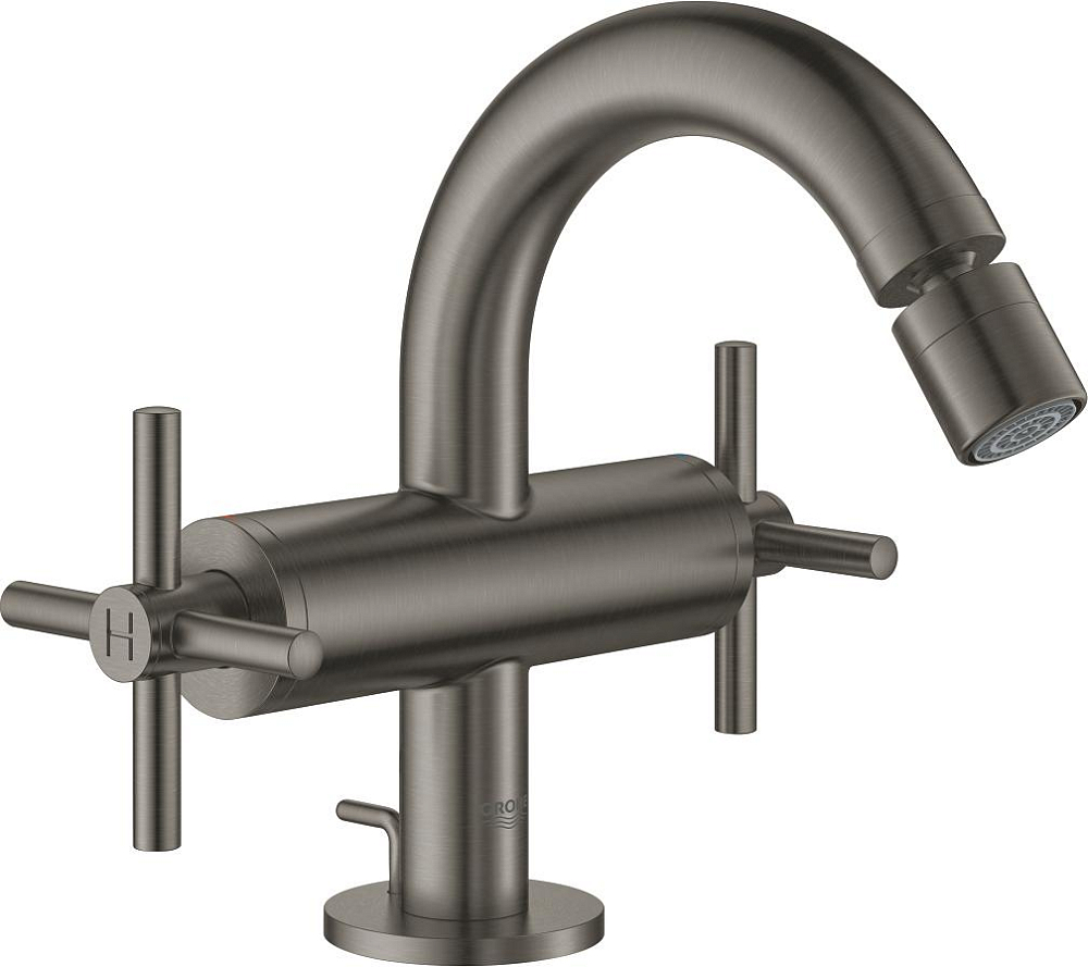 Смеситель Grohe Atrio New 24027AL3 для биде тёмный графит, матовый