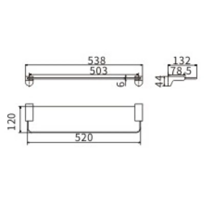 Полка CeramaLux Neo 51011 хром