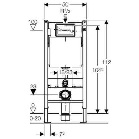 Инсталляция Geberit с безободковым унитазом BelBagno Loto BB070CHR, сиденье микролифт, комплект 294191