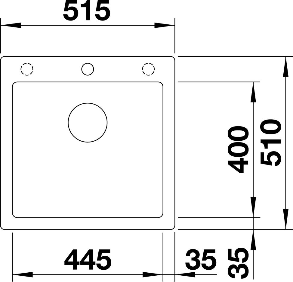 Кухонная мойка Blanco Pleon 5 521670 алюметаллик