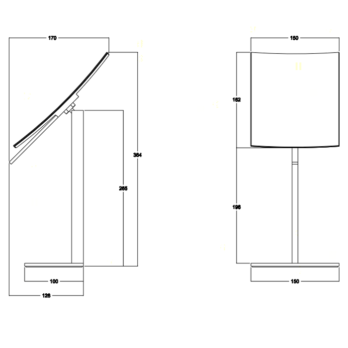 Косметическое зеркало Gessi Rettangolo 20988#031, хром