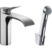 Смеситель для раковины Hansgrohe Vivenis 75210000 с гигиеническим душем хром