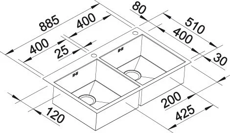 Кухонная мойка Blanco Zerox 513703 серый