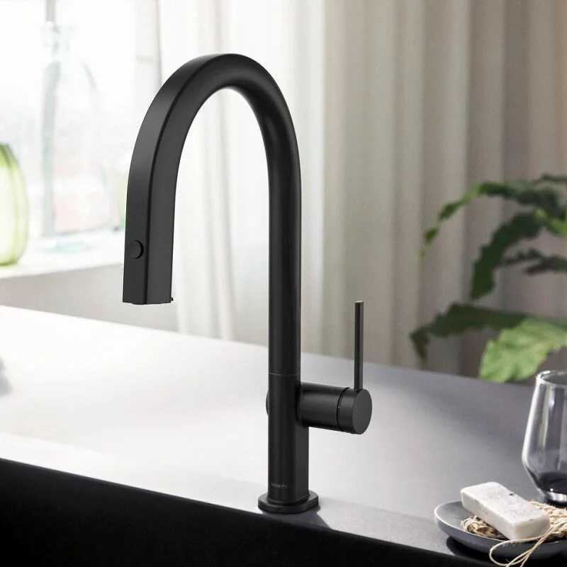 Смеситель для кухни Hansgrohe Aqittura 76801670 черный