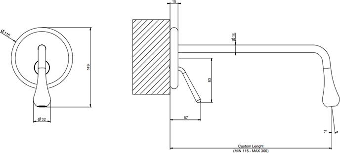 Смеситель для раковины Gessi Goccia 33690#279, белый