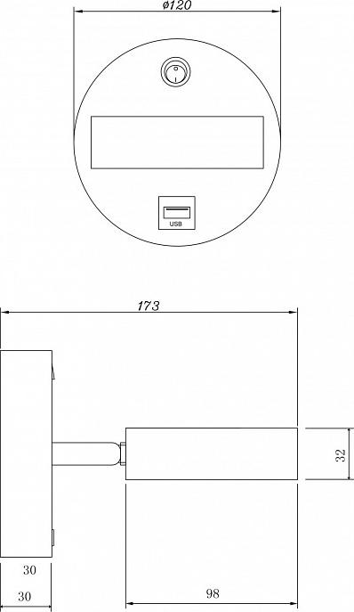 Бра Freya LED FR10010CW-L6B