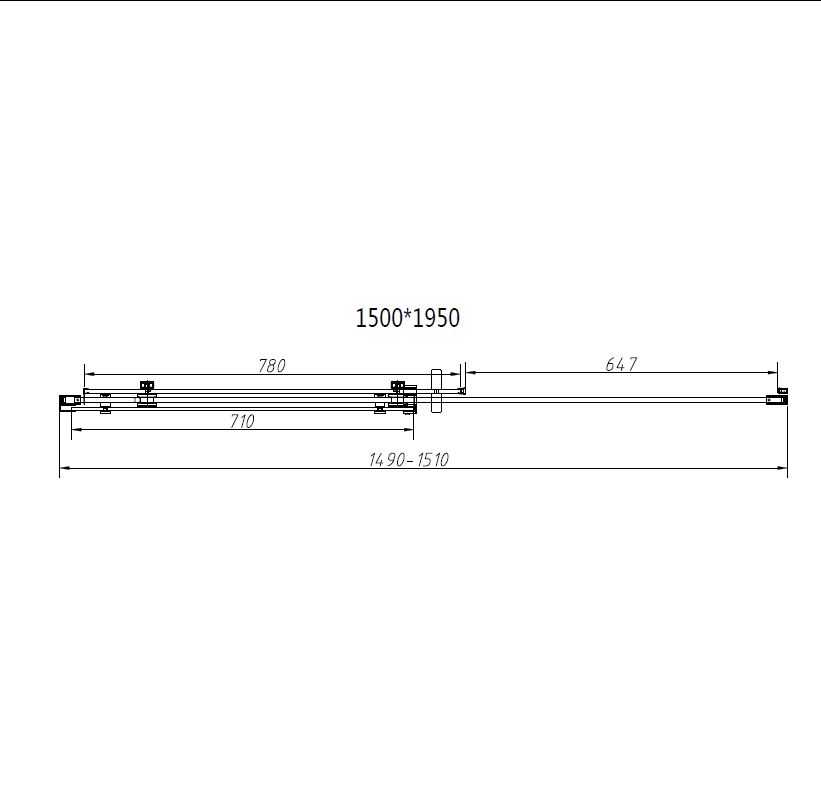 Душевой уголок Vincea Como-N VSR-4CN8015CL 150x80, хром, стекло прозрачное