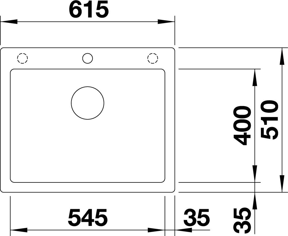 Кухонная мойка Blanco Pleon 6 525953 чёрный