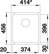 Кухонная мойка Blanco Subline 523728 белый