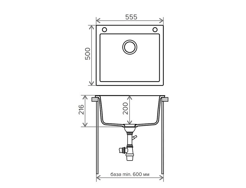 Кухонная мойка Tolero R-111 №817 (Корич) коричневый