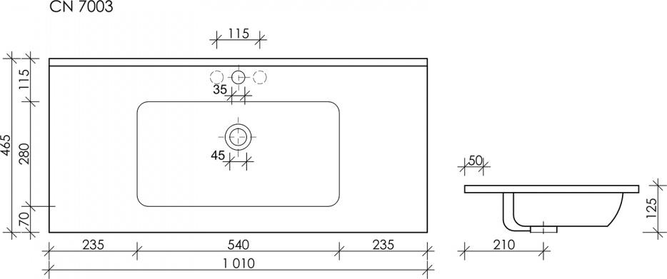 Раковина Ceramica Nova Element CN7003