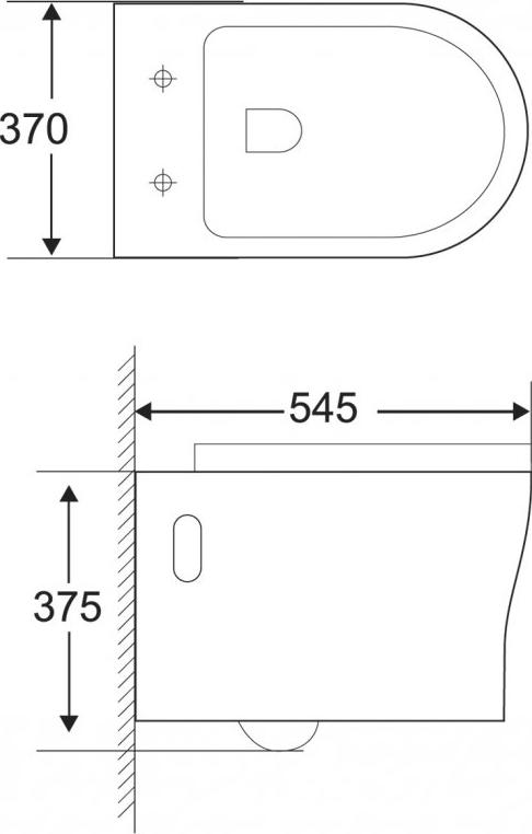 Подвесной унитаз BelBagno Ancona BB1224CHR безободковый