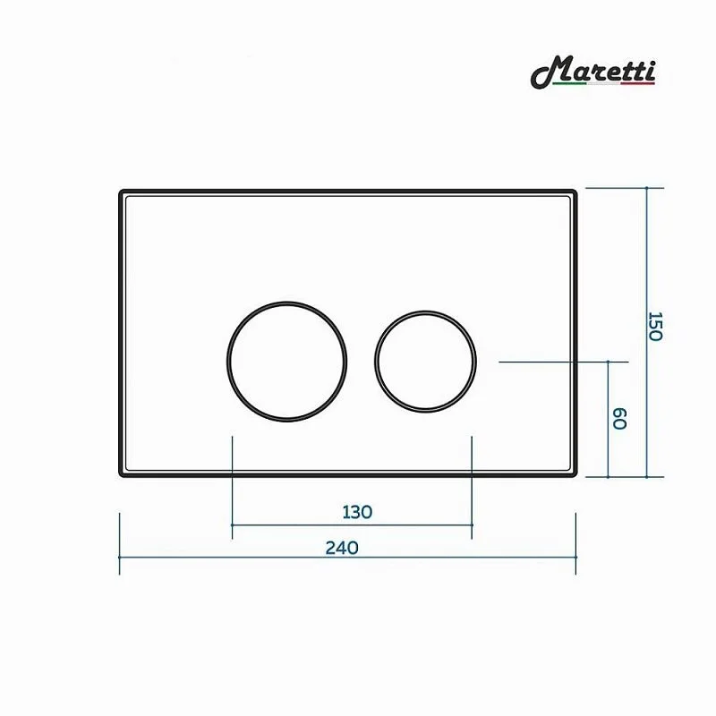 Инсталляция Maretti AC11P5211, с безободковым унитазом Elena EA10PBM73-844, крышка-сиденье микролифт, клавиша Elena AC12EA-560, черный, комплект, EA73EA56052